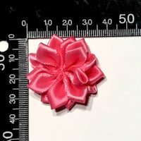 10 pcs Faux Chrysanthemum 40mm Satin Flower for Craft Sewing Embellishment